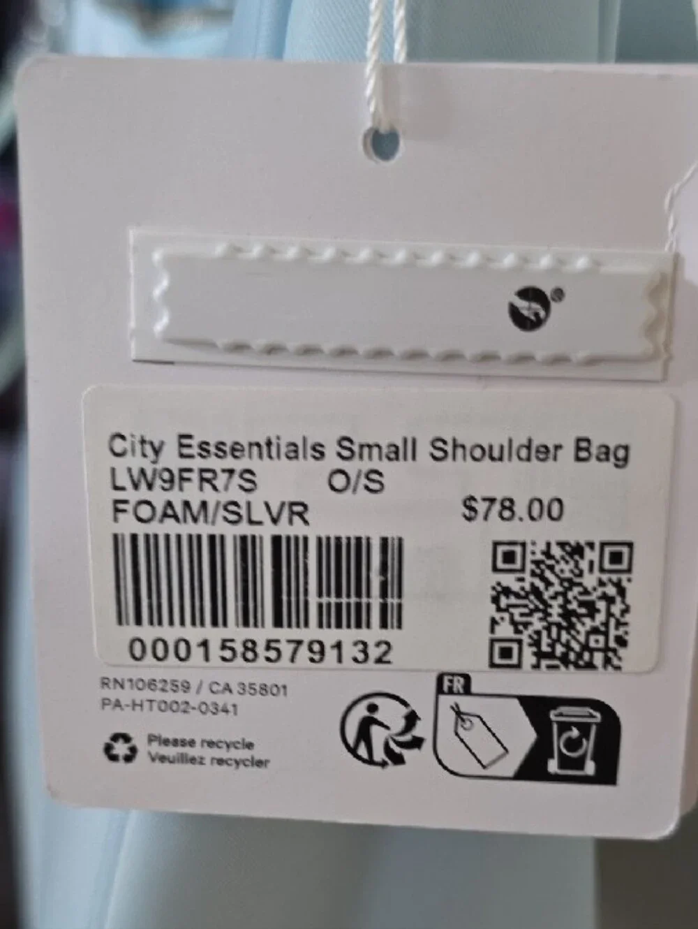 lululemon athletica City Essentials Small Shoulder Bag 3l